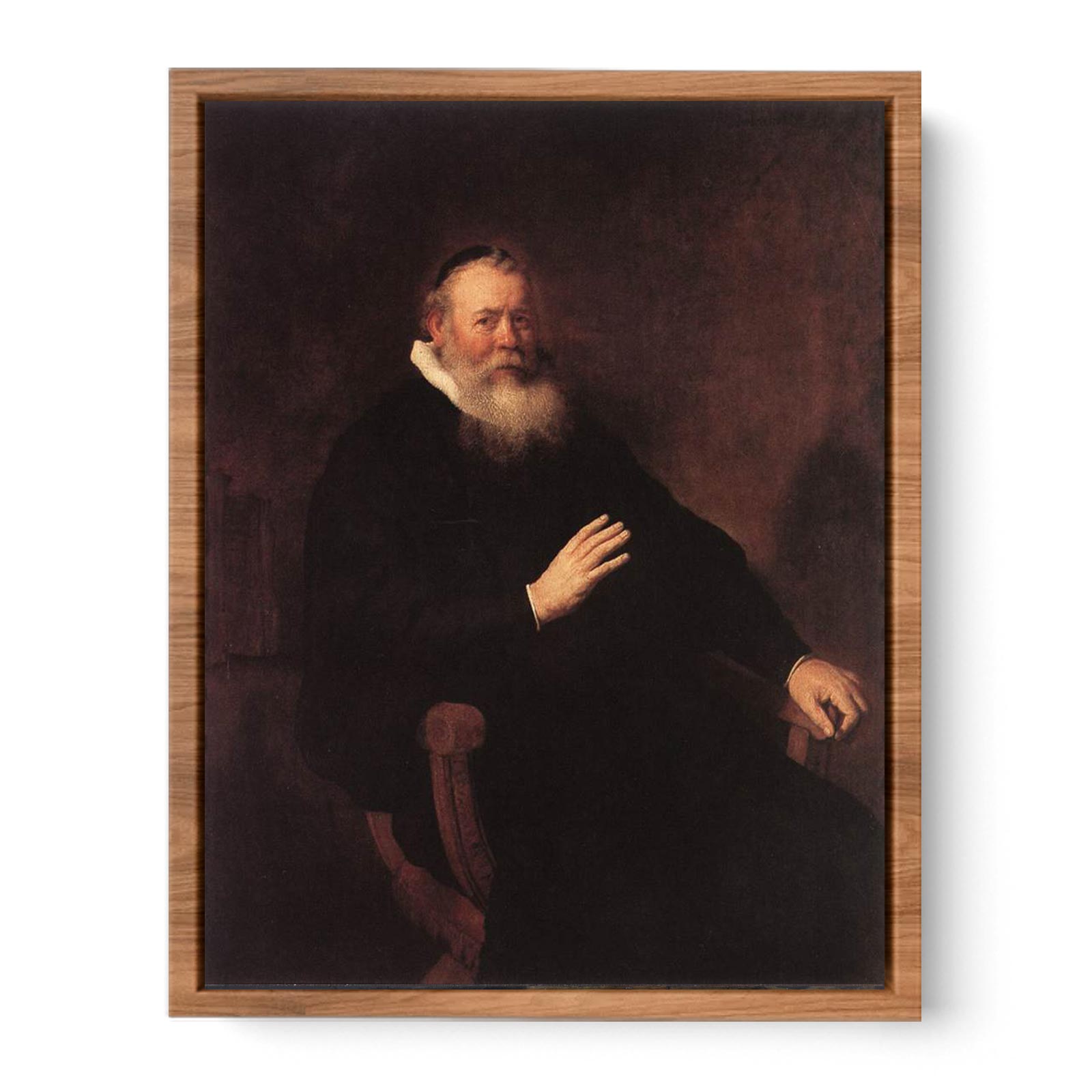 Portrait of Eleazer Swalmius 1637 Painting