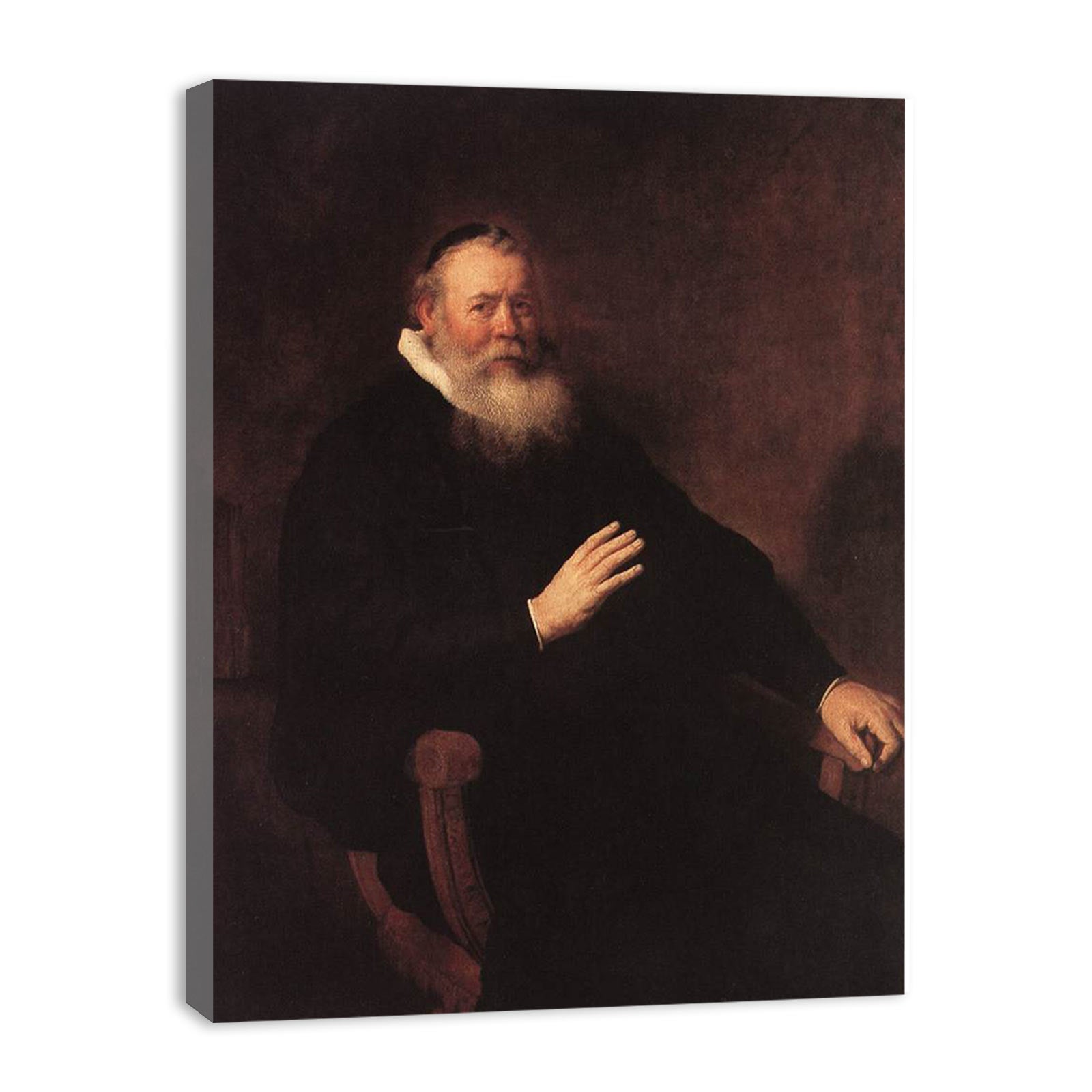 Portrait of Eleazer Swalmius 1637 Painting