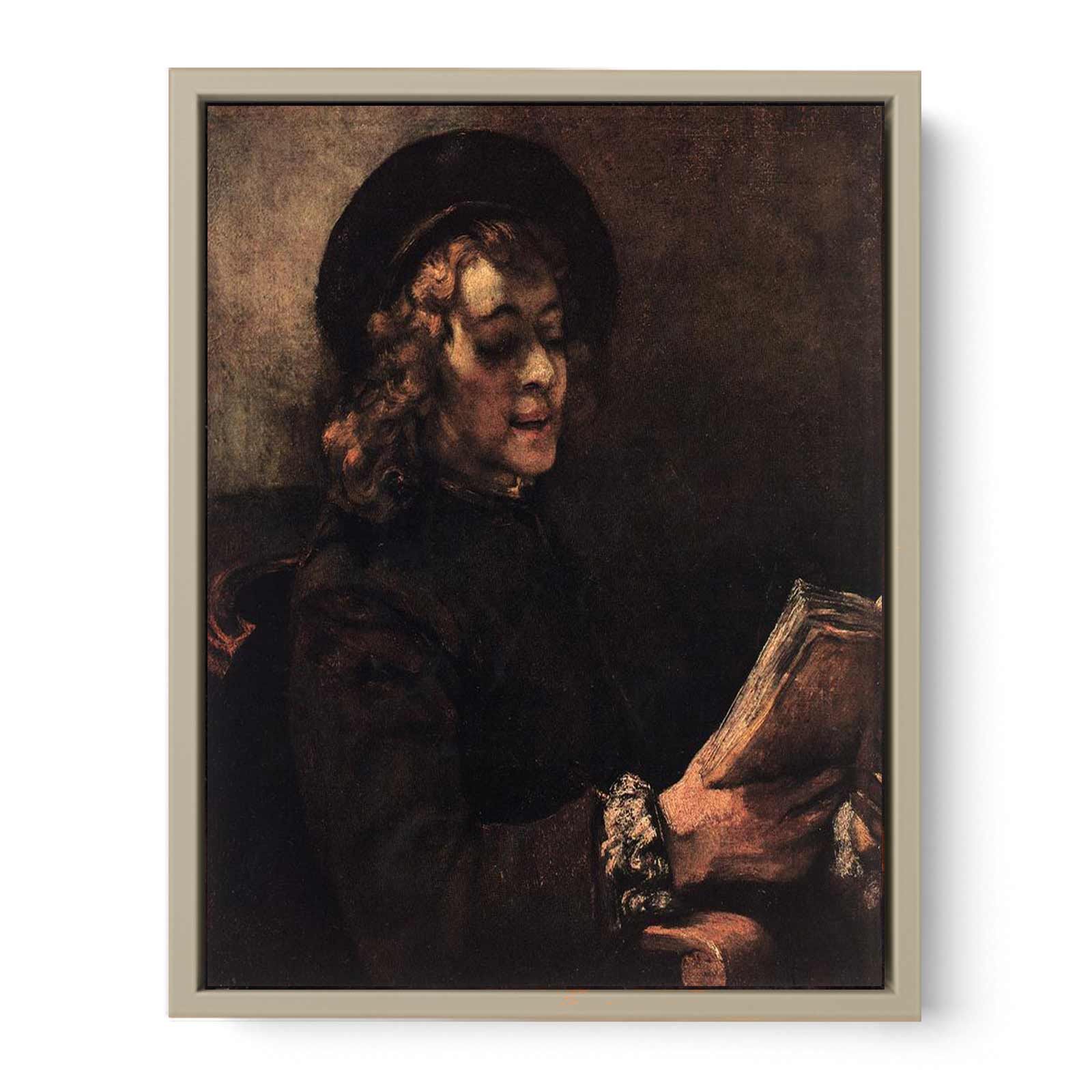 Titus Reading 1656 Painting