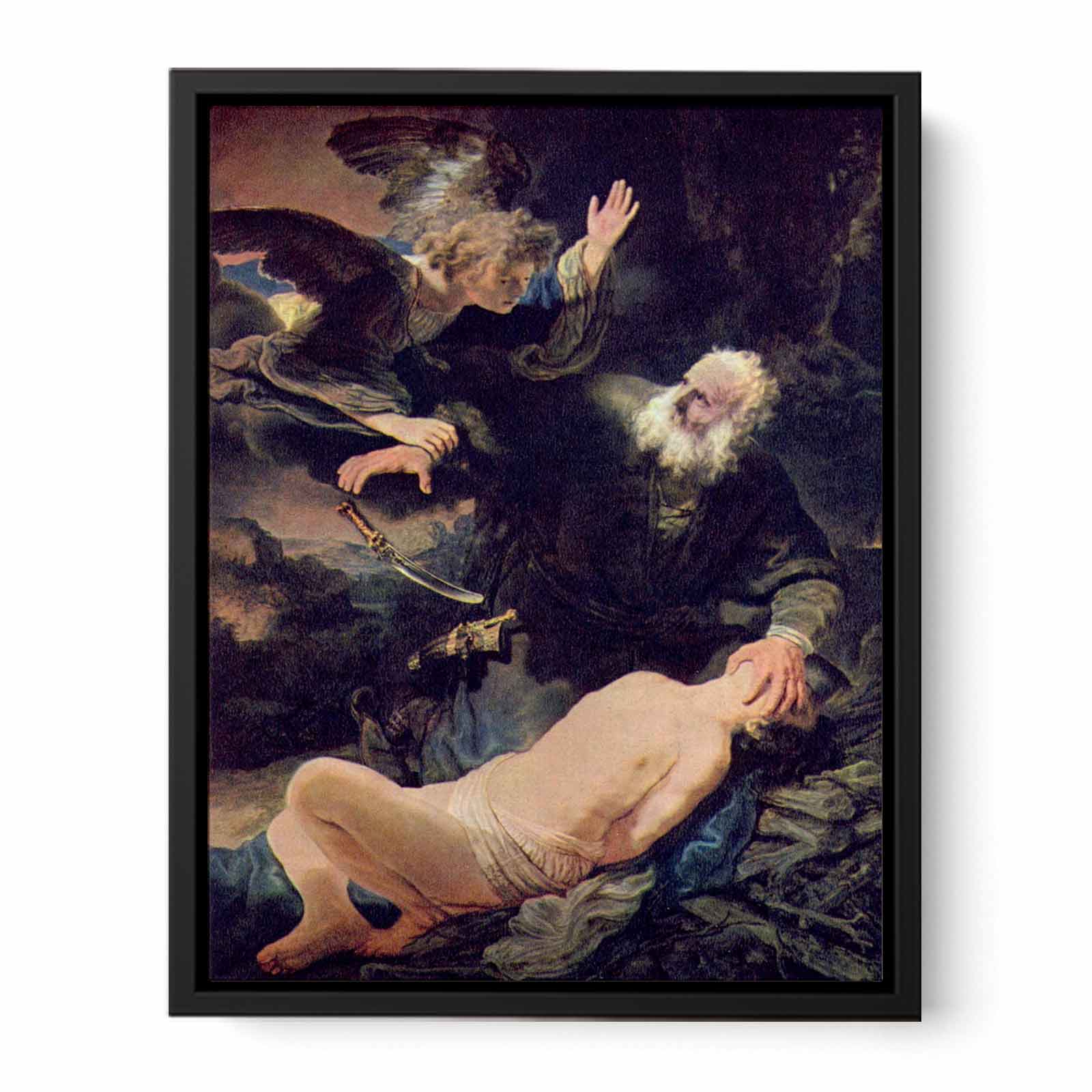 The Sacrifice of Abraham 1635 Painting