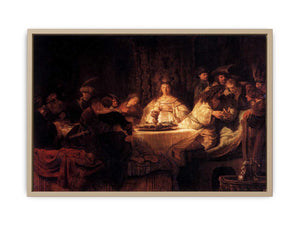 The wedding feast of Samson
 Painting