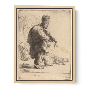 A blind Fiddler Painting