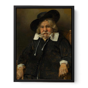 Portrait of an Elderly Man Painting