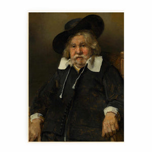 Portrait of an Elderly Man Painting