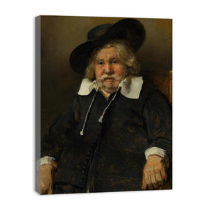 Portrait of an Elderly Man Painting