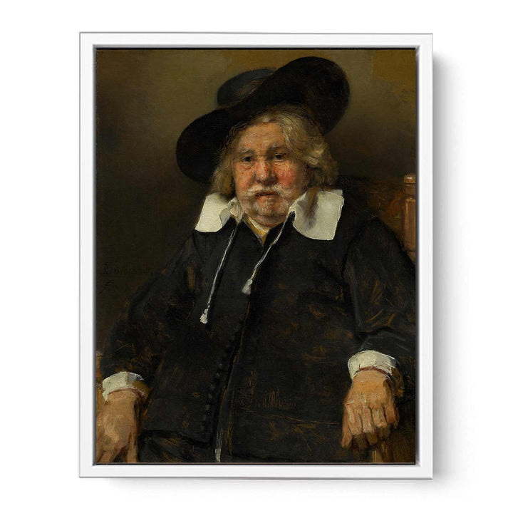 Portrait of an Elderly Man Painting