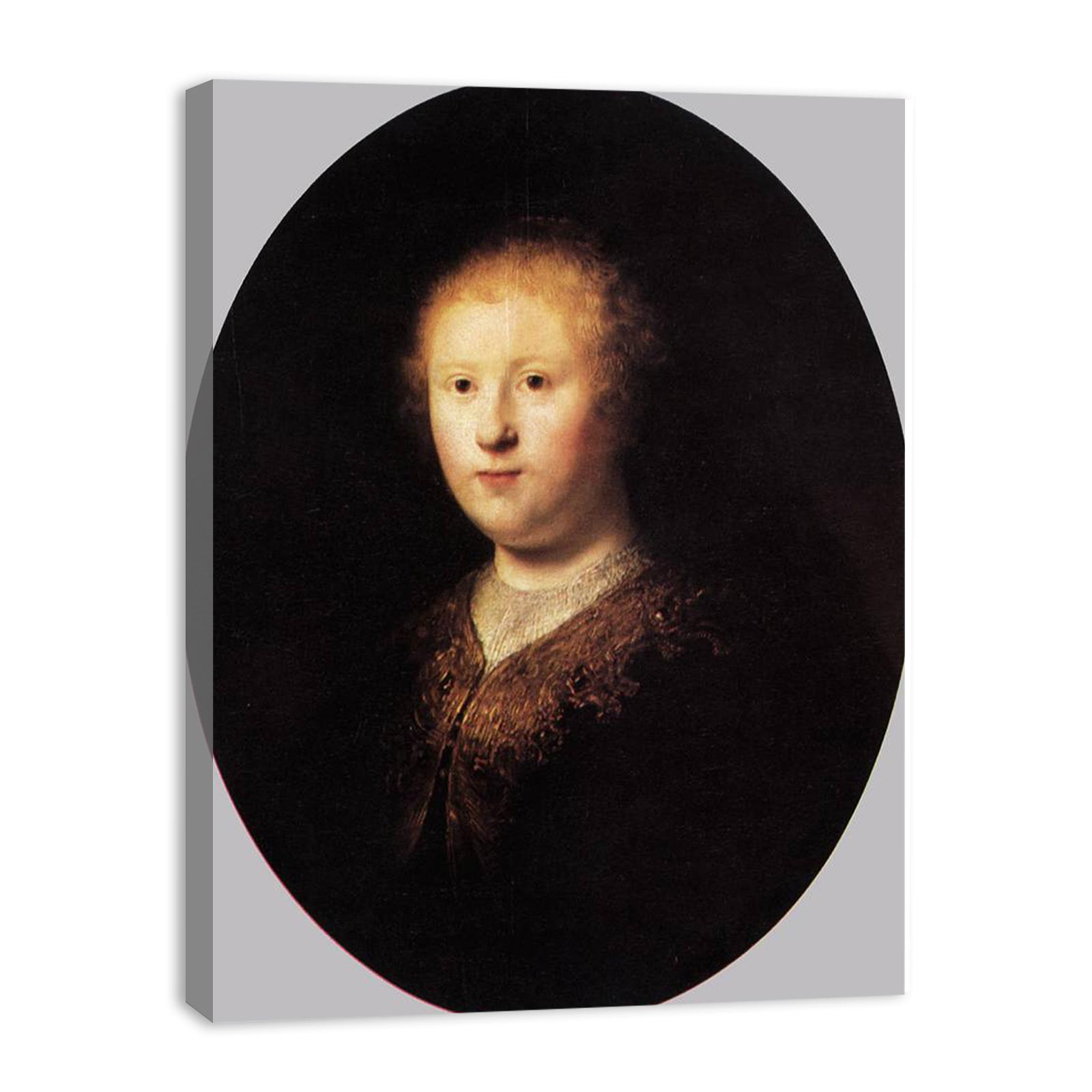 Portrait of a Young Woman Painting