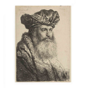 A bearded Man in a Velvet Cap with a Jewel Clasp Painting