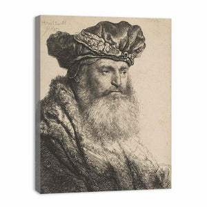 A bearded Man in a Velvet Cap with a Jewel Clasp Painting