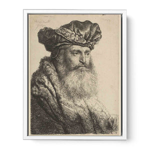A bearded Man in a Velvet Cap with a Jewel Clasp Painting