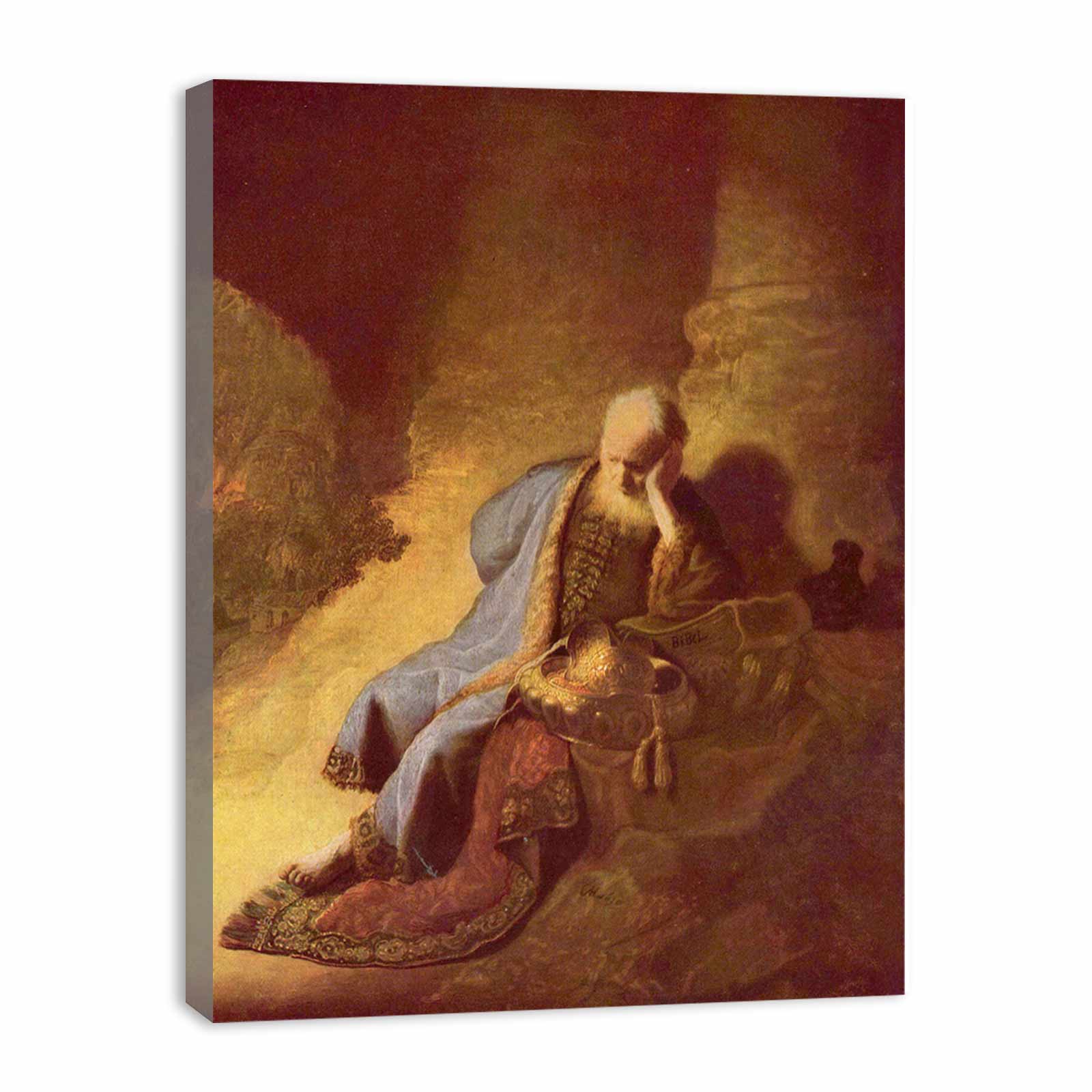 Jeremiah Lamenting the Destruction of Jerusalem 1630 Painting