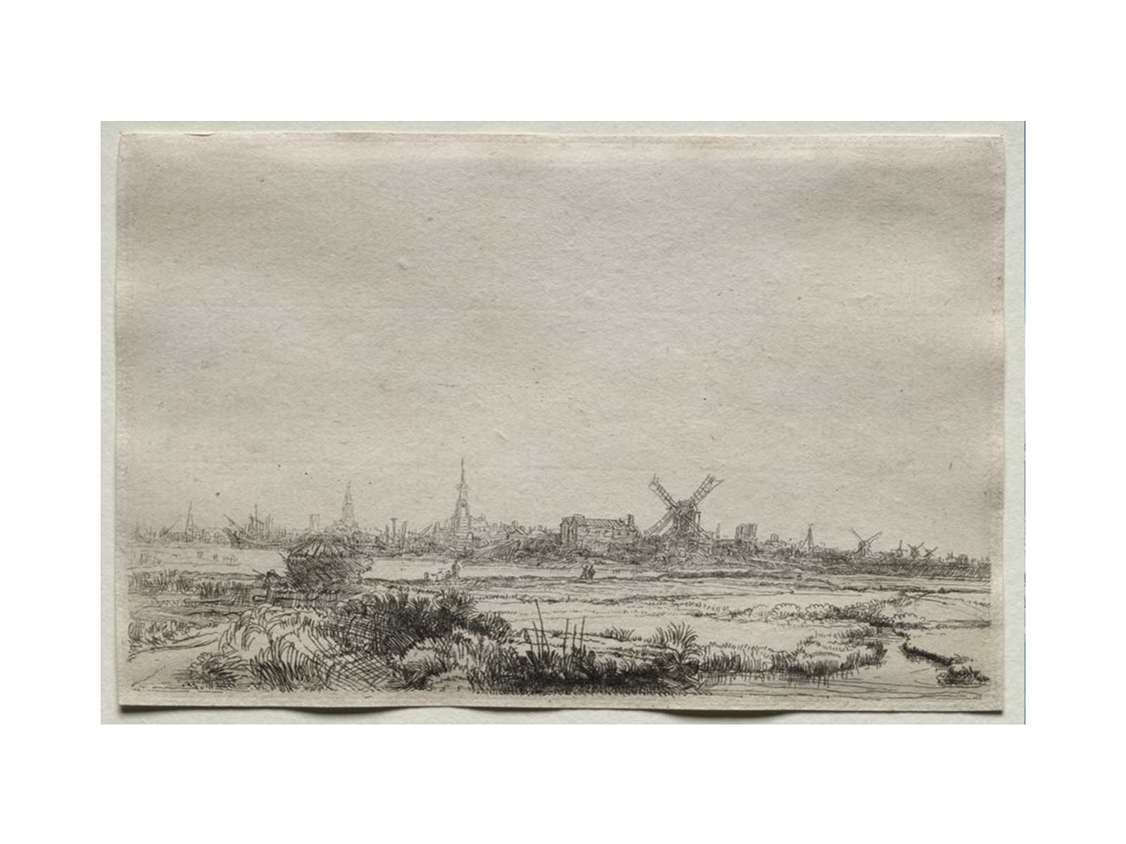 A View Of Amsterdam From The North West Painting