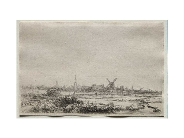 A View Of Amsterdam From The North West Painting