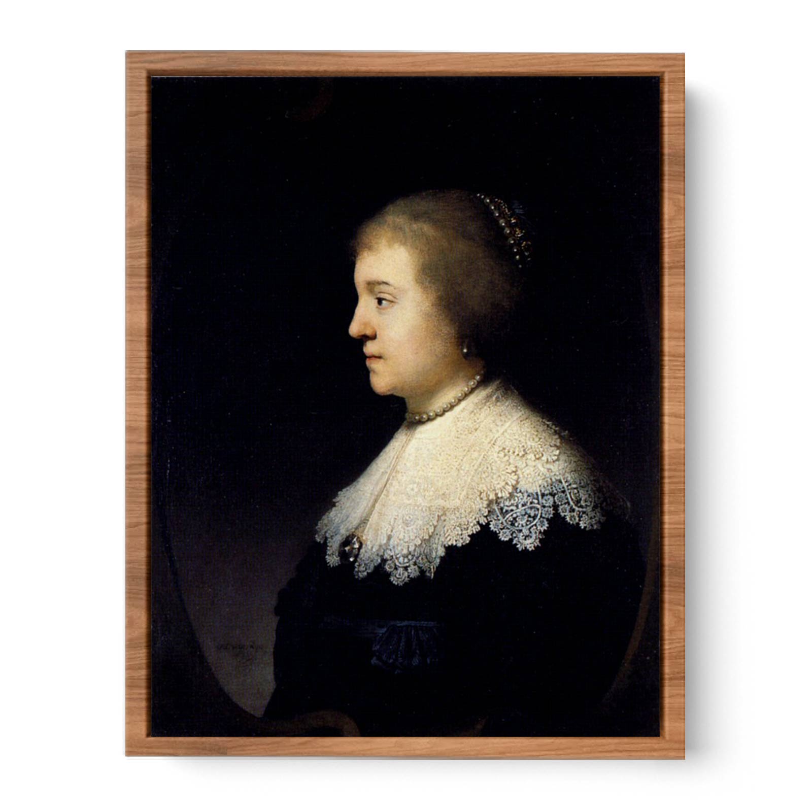 Portrait Of Amalia van Solms Painting