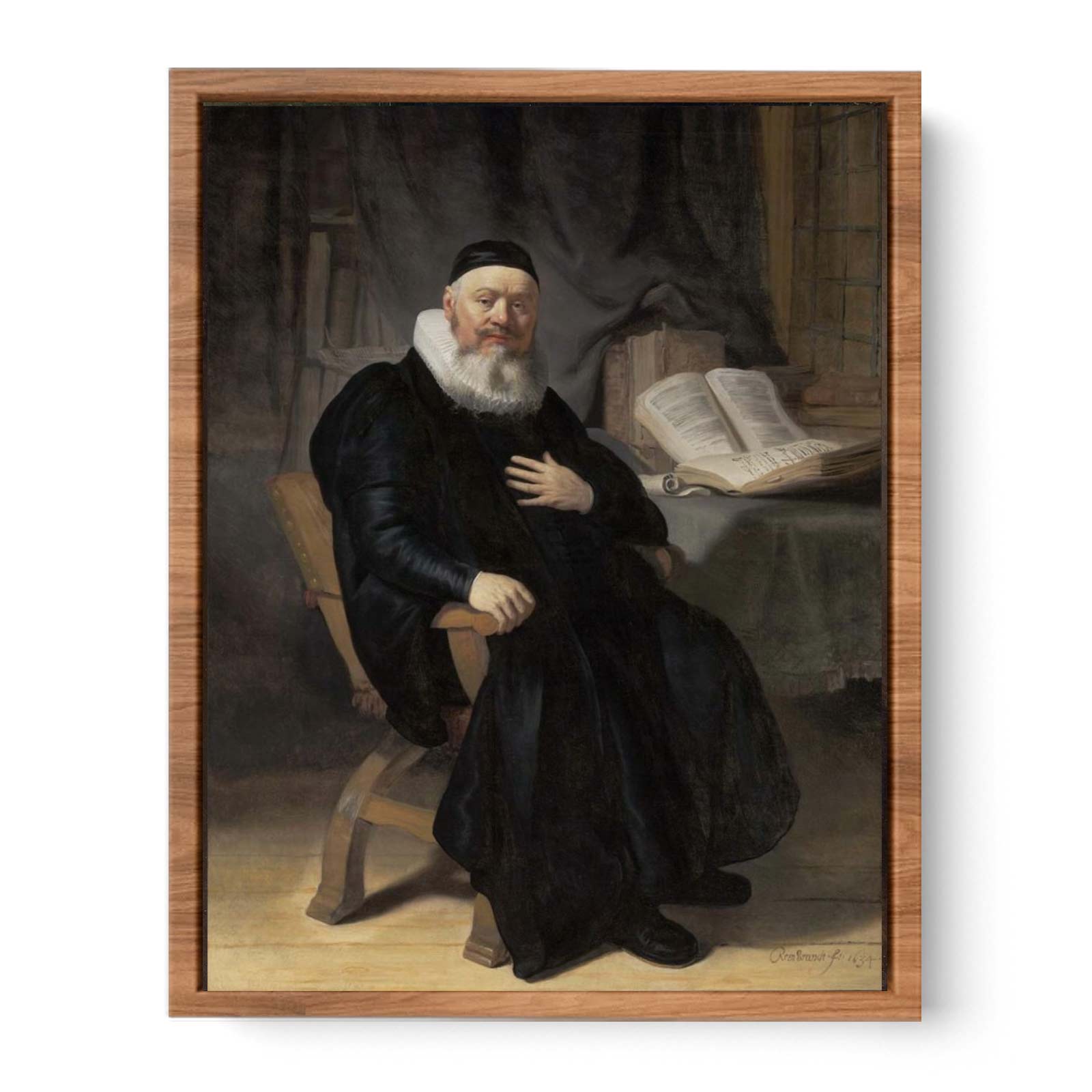 Portrait Of Johannes Elison Painting