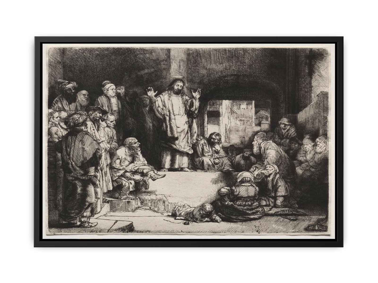 Christ Preaching ('La Petite Tombe') Painting
