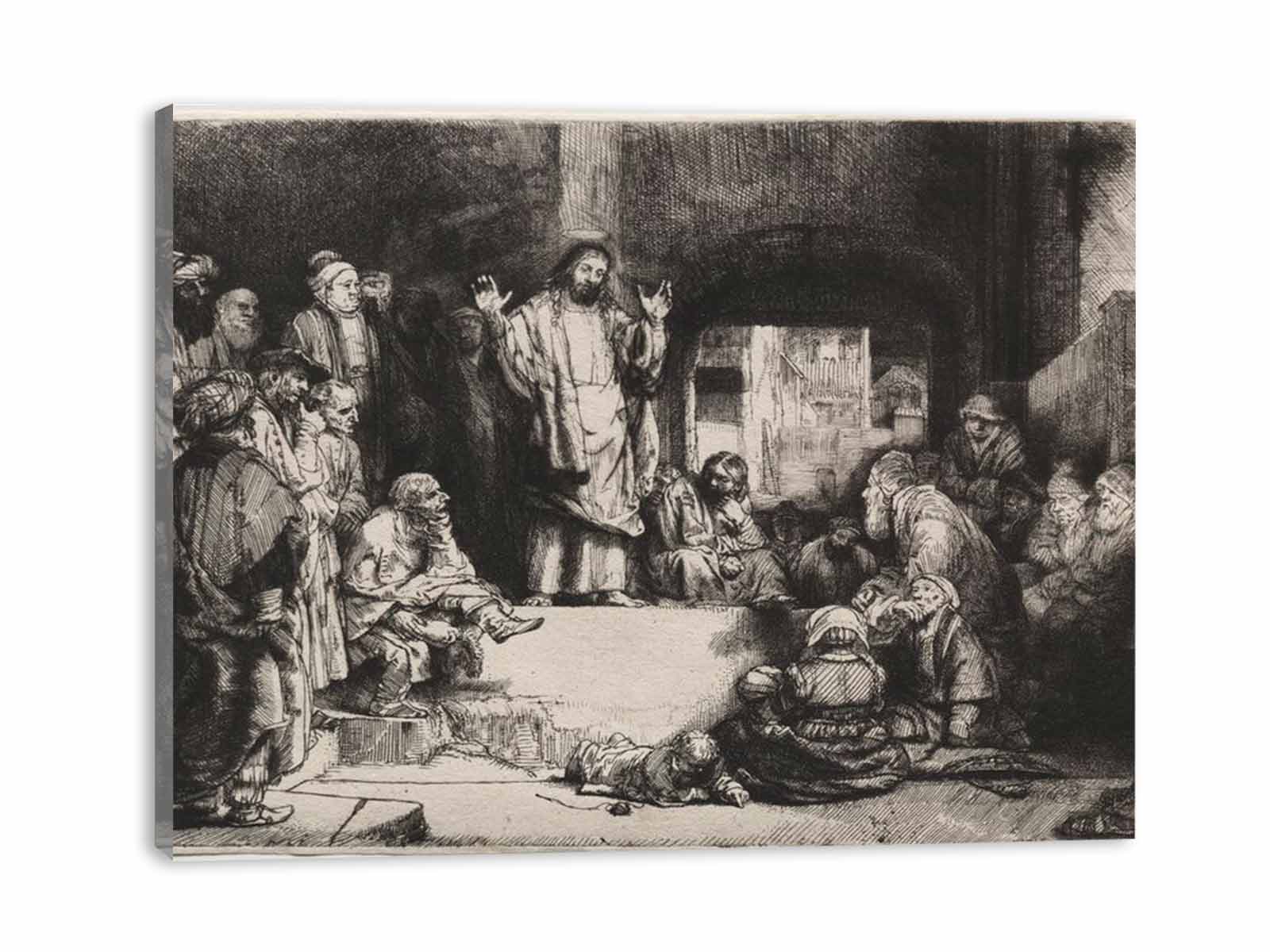 Christ Preaching ('La Petite Tombe') Painting