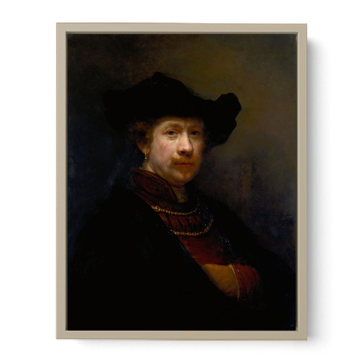 Portrait Of The Artist In A Flat Cap
 Painting