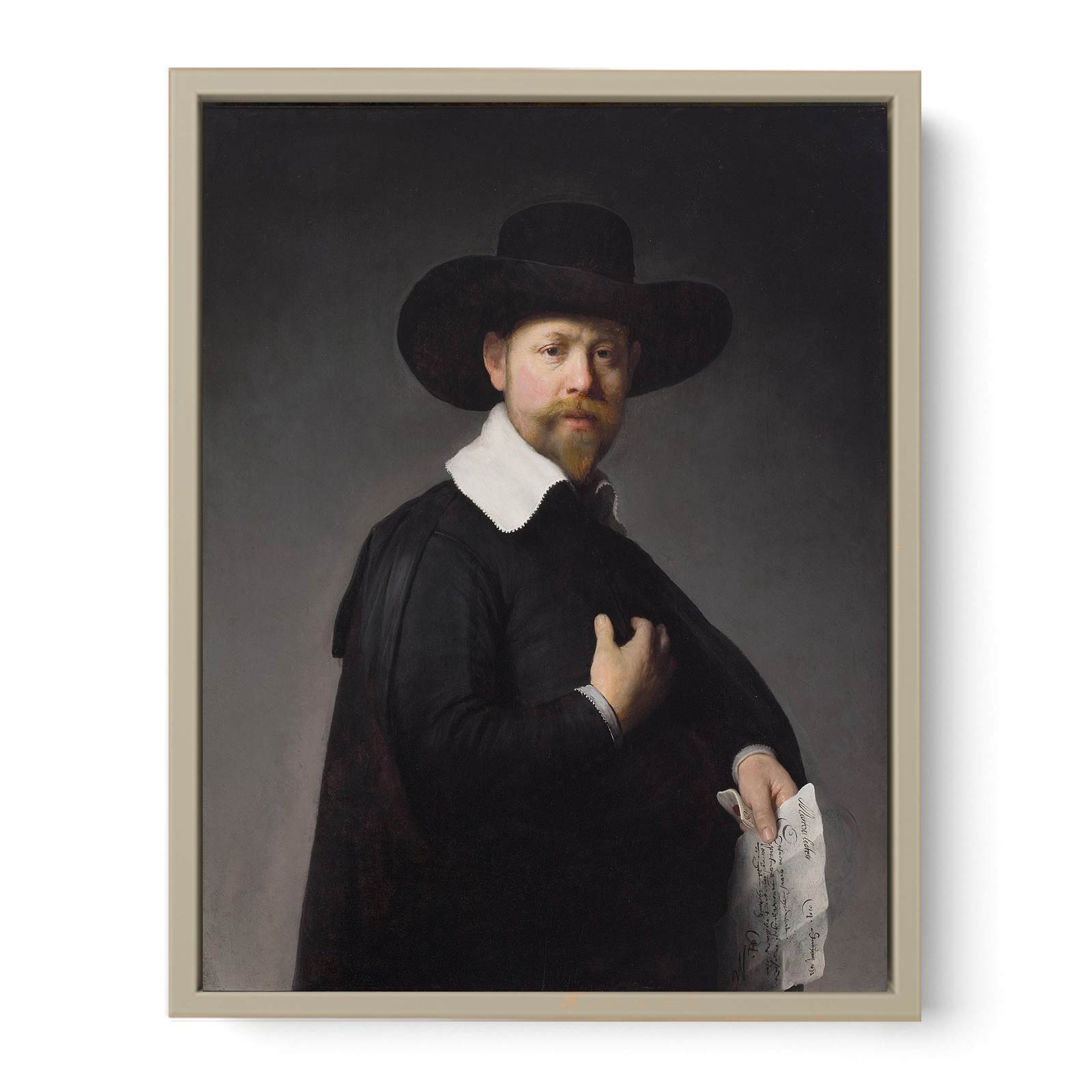 Portrait of Marten Looten Painting