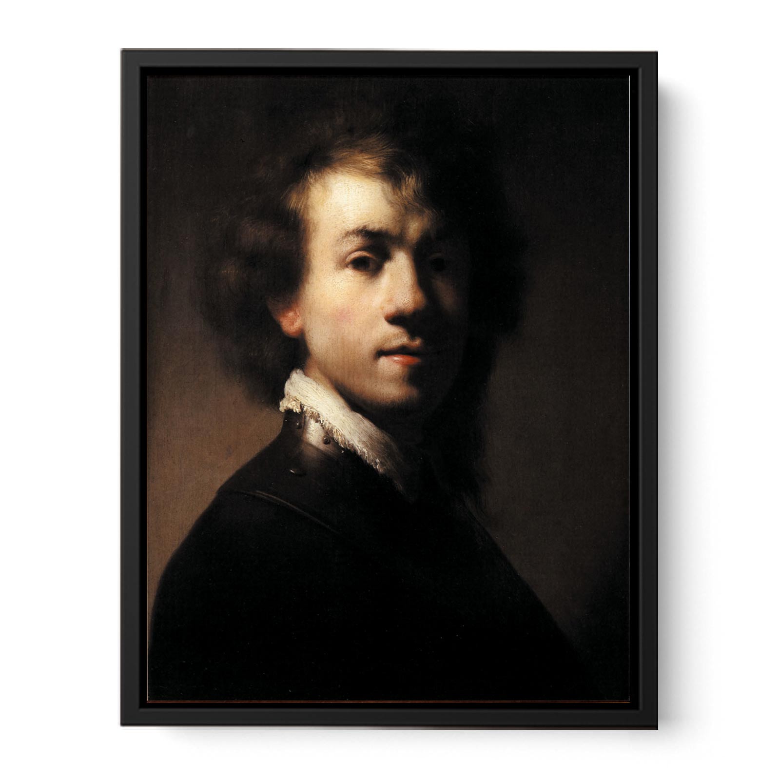 Self-Portrait with Lace Collar Painting