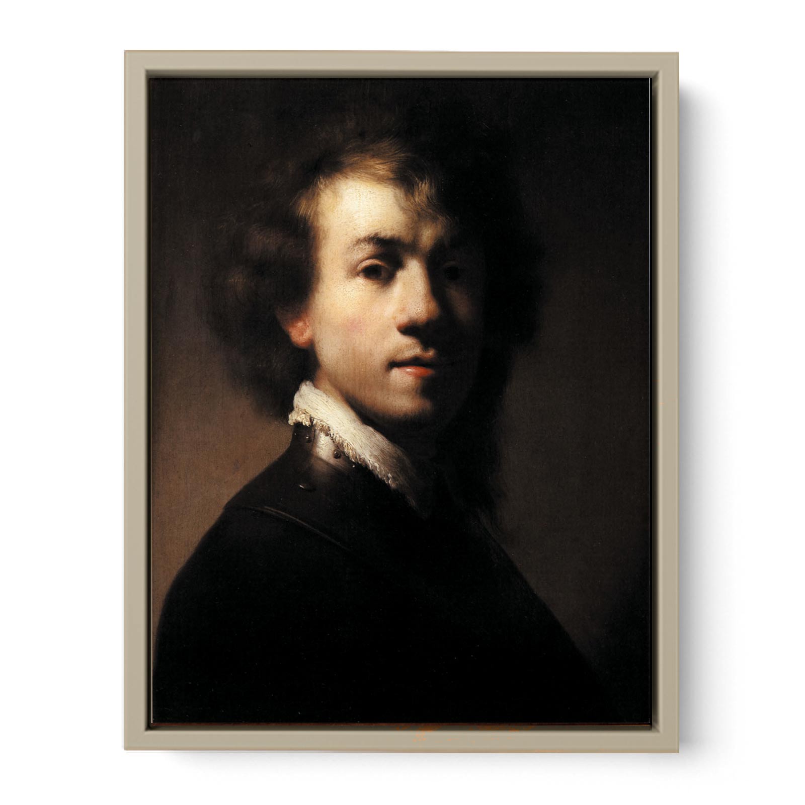 Self-Portrait with Lace Collar Painting