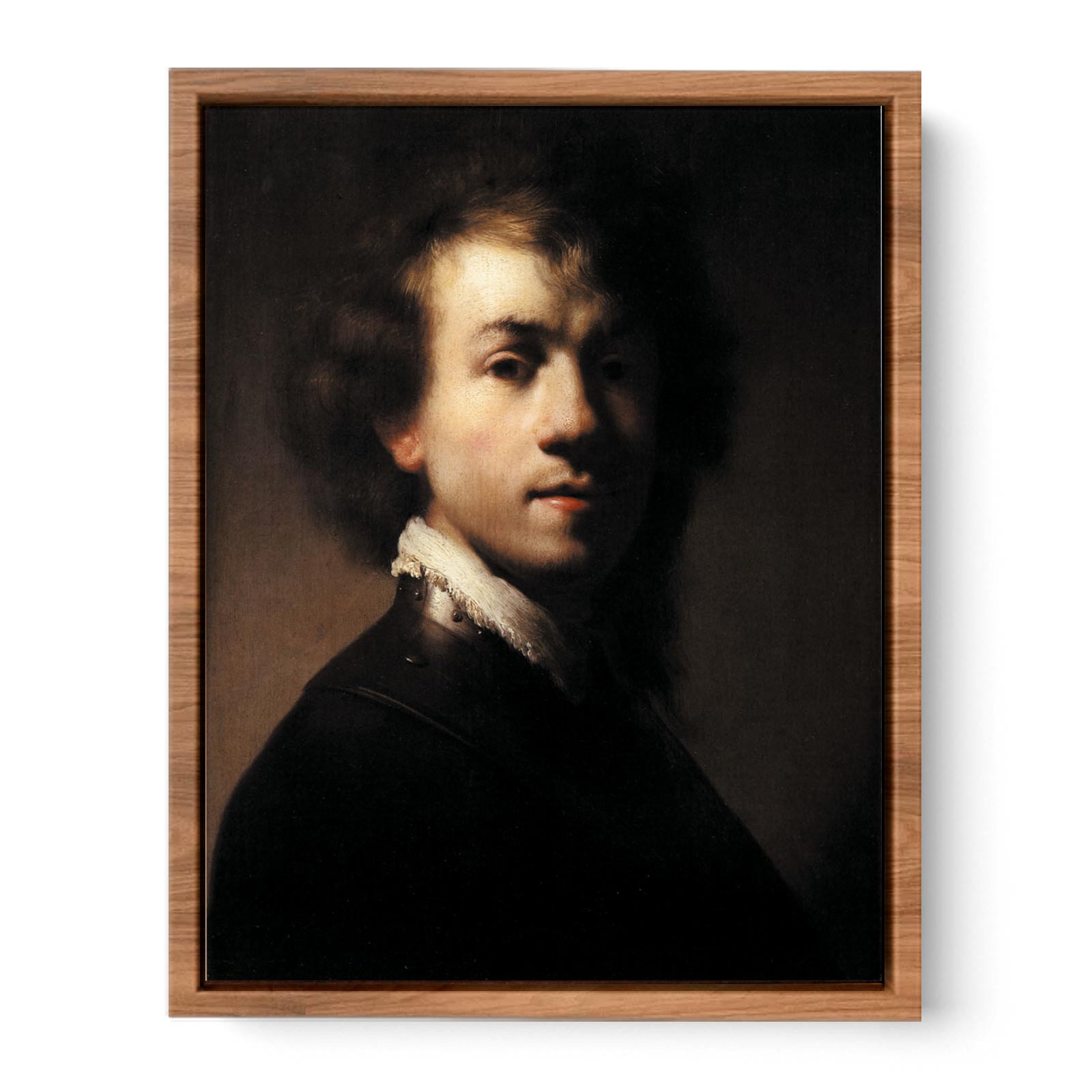 Self-Portrait with Lace Collar Painting