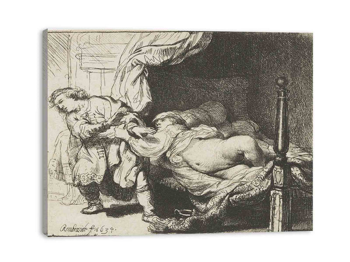 Joseph and Potiphar's Wife Painting