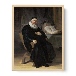Le Predicateur Johannes Elison,boston 1634 Painting