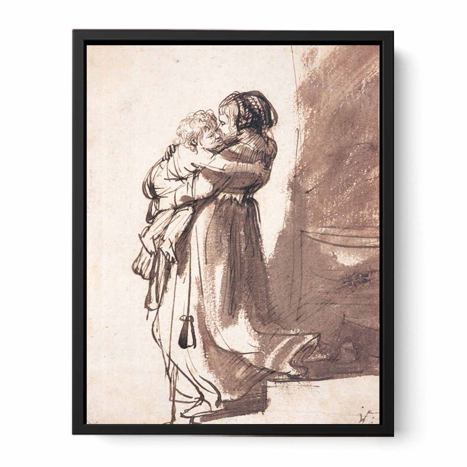 Saskia with a Child Painting