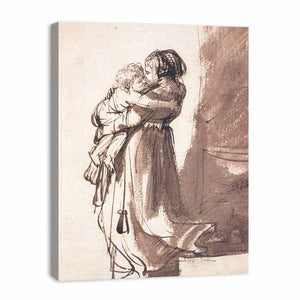 Saskia with a Child Painting