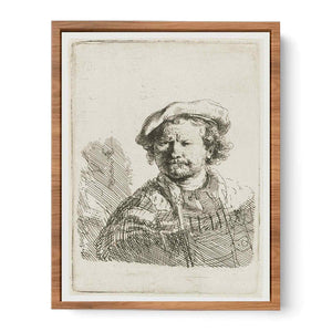 Self-Portrait in a flat Cap and embroidered Dress 2 Painting