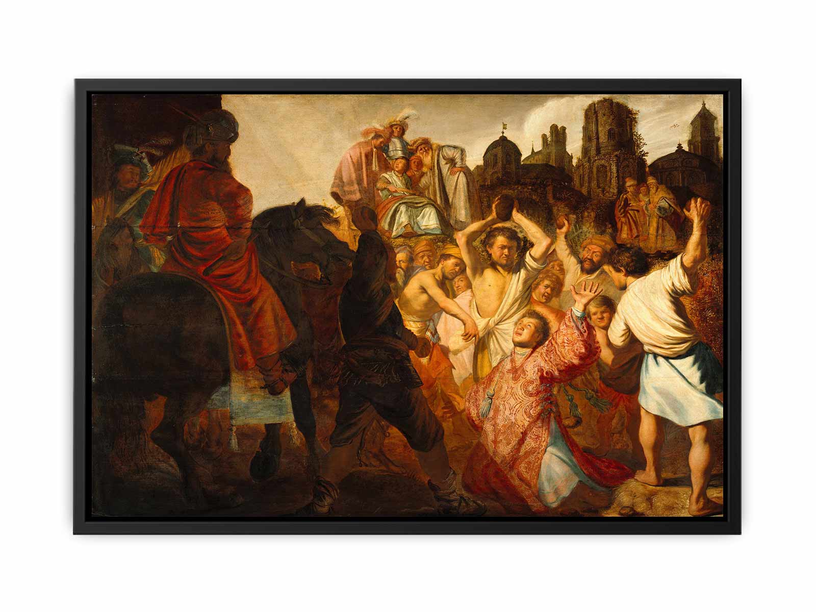 Lapidation De St Etienne.jpg Painting