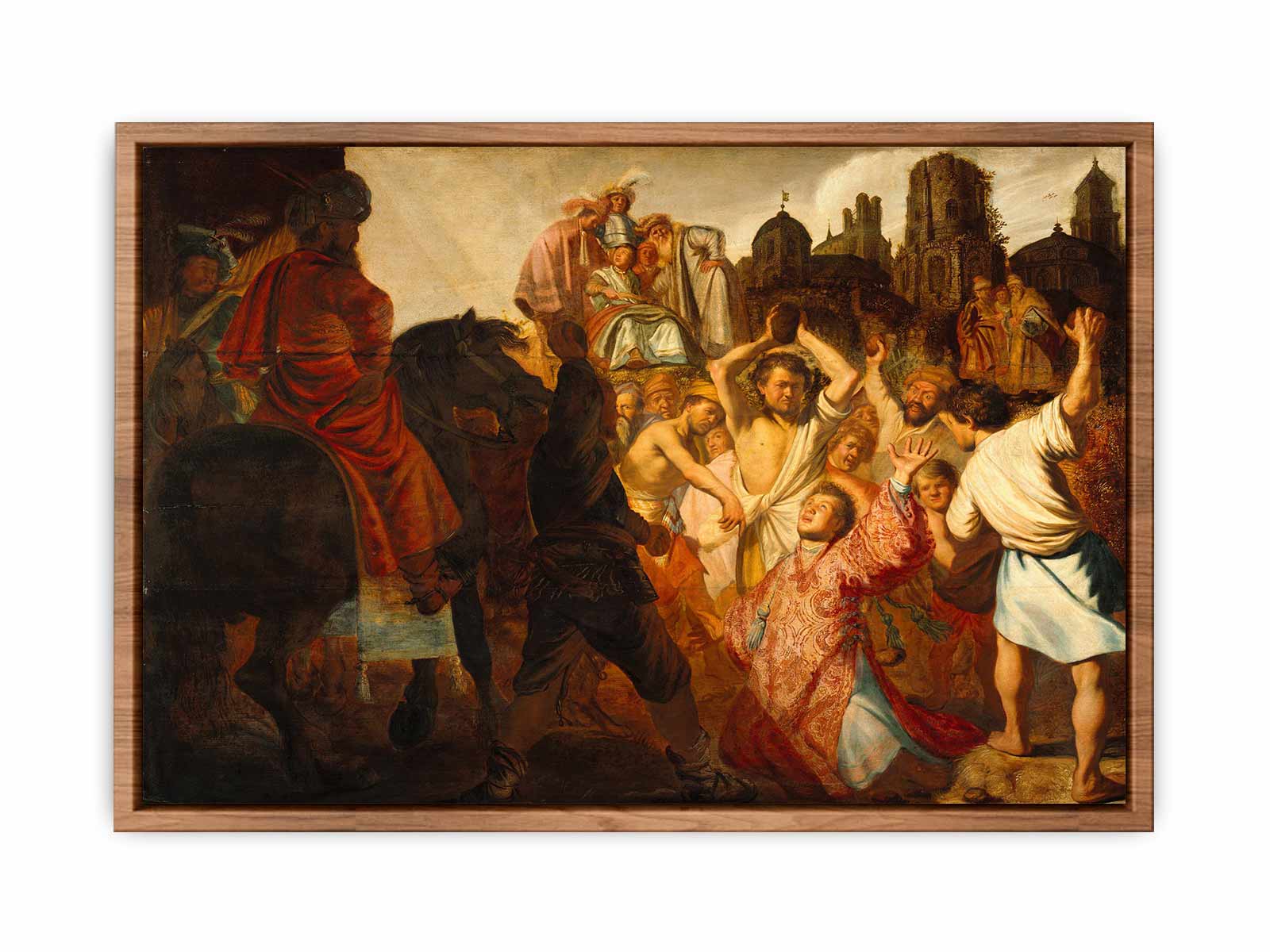 Lapidation De St Etienne.jpg Painting