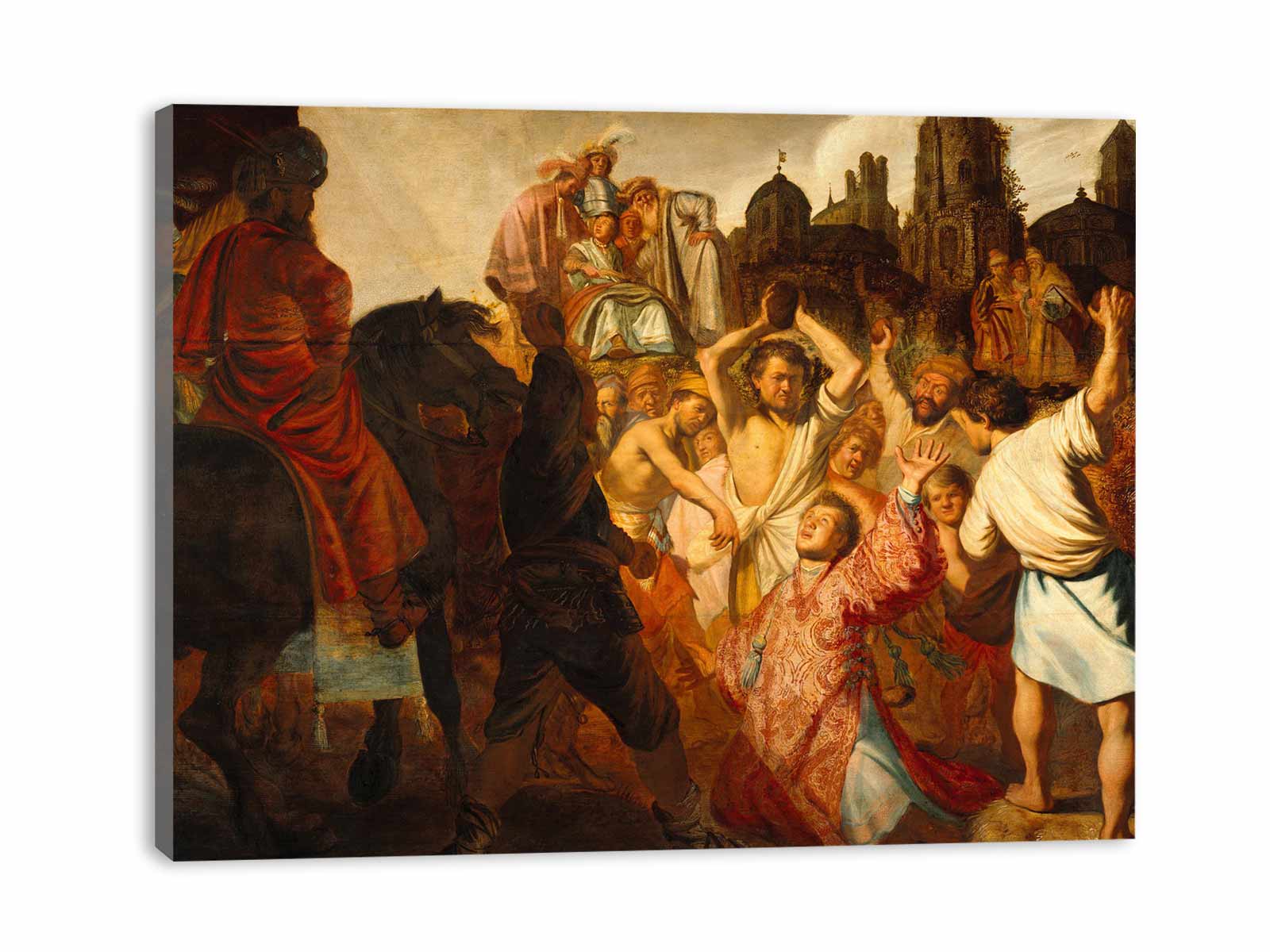 Lapidation De St Etienne.jpg Painting