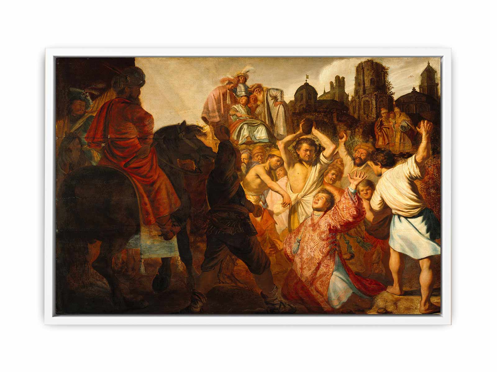 Lapidation De St Etienne.jpg Painting