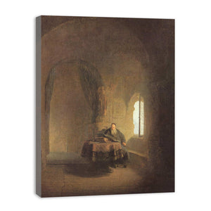 Philosopher Reading Painting