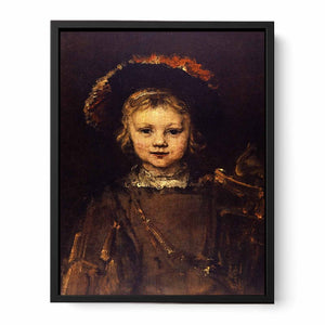 Portrait of a boy (Titus, Rembrandt's son) Painting
