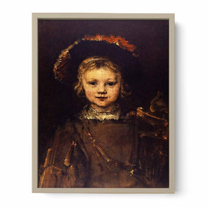 Portrait of a boy (Titus, Rembrandt's son) Painting