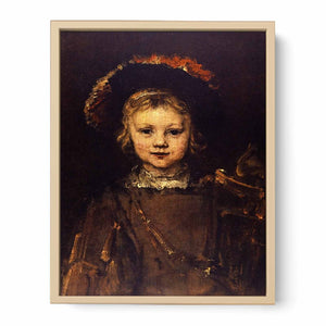 Portrait of a boy (Titus, Rembrandt's son) Painting