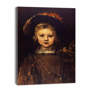 Portrait of a boy (Titus, Rembrandt's son) Painting