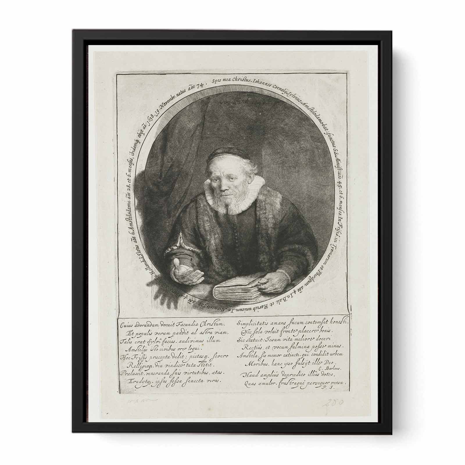 Portrait Of Johannes Cornelisz Painting