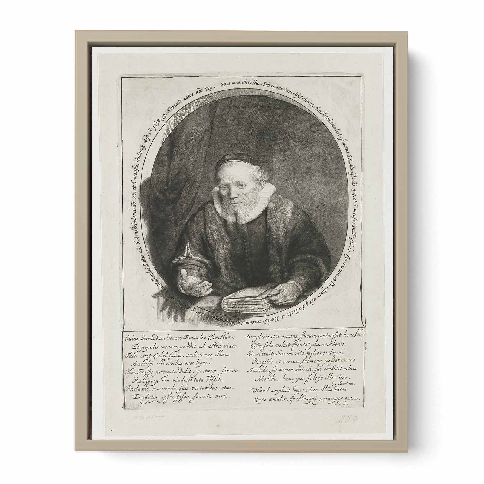 Portrait Of Johannes Cornelisz Painting