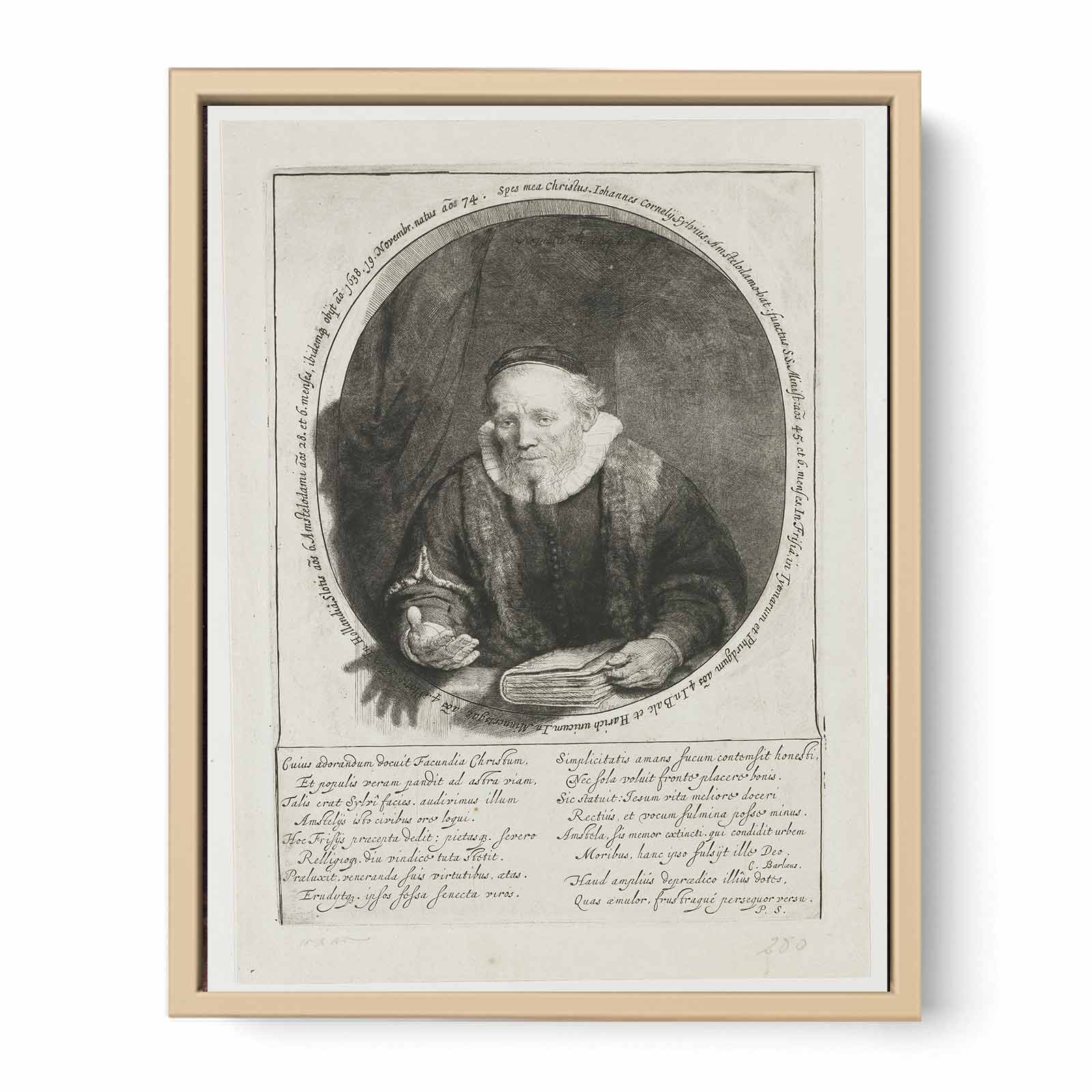 Portrait Of Johannes Cornelisz Painting