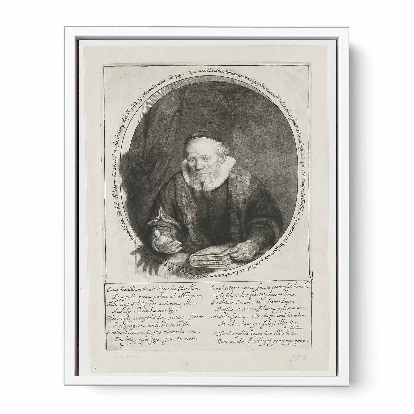Portrait Of Johannes Cornelisz Painting