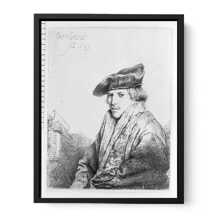 A Young Man in a Velvet Cap (Ferdinand Bol)
 Painting