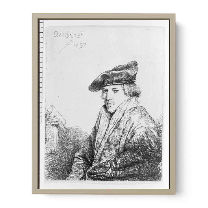 A Young Man in a Velvet Cap (Ferdinand Bol)
 Painting