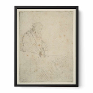 Young Man At His Desk Painting