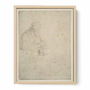 Young Man At His Desk Painting