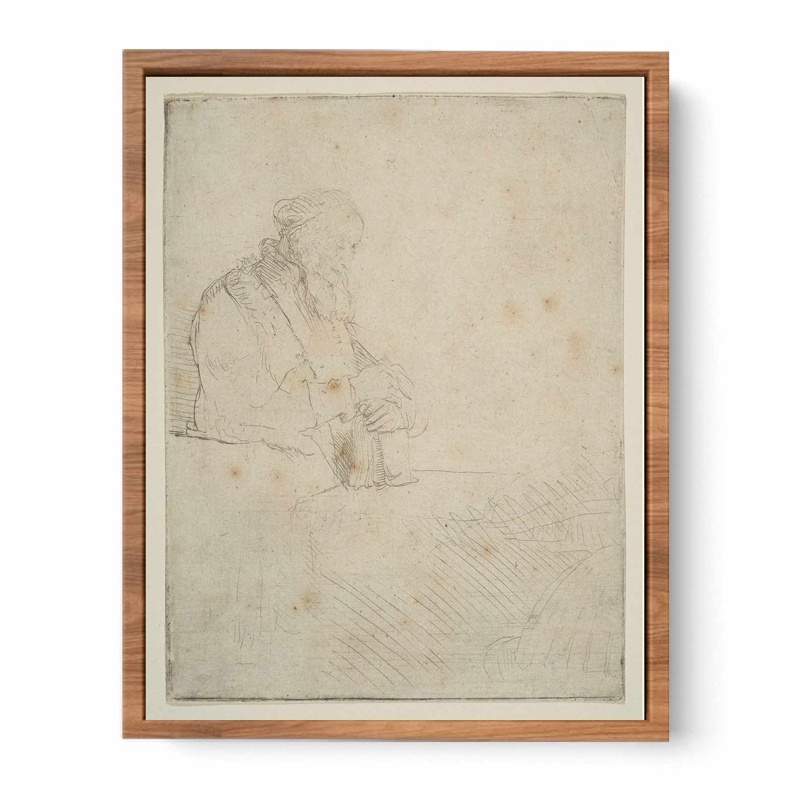 Young Man At His Desk Painting