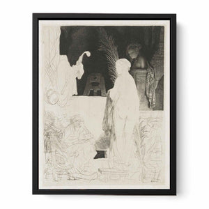 The Artist drawing from the Model Painting